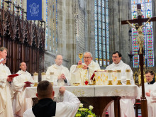 Mons. Ján Formánek oslávil 65 rokov kňazstva